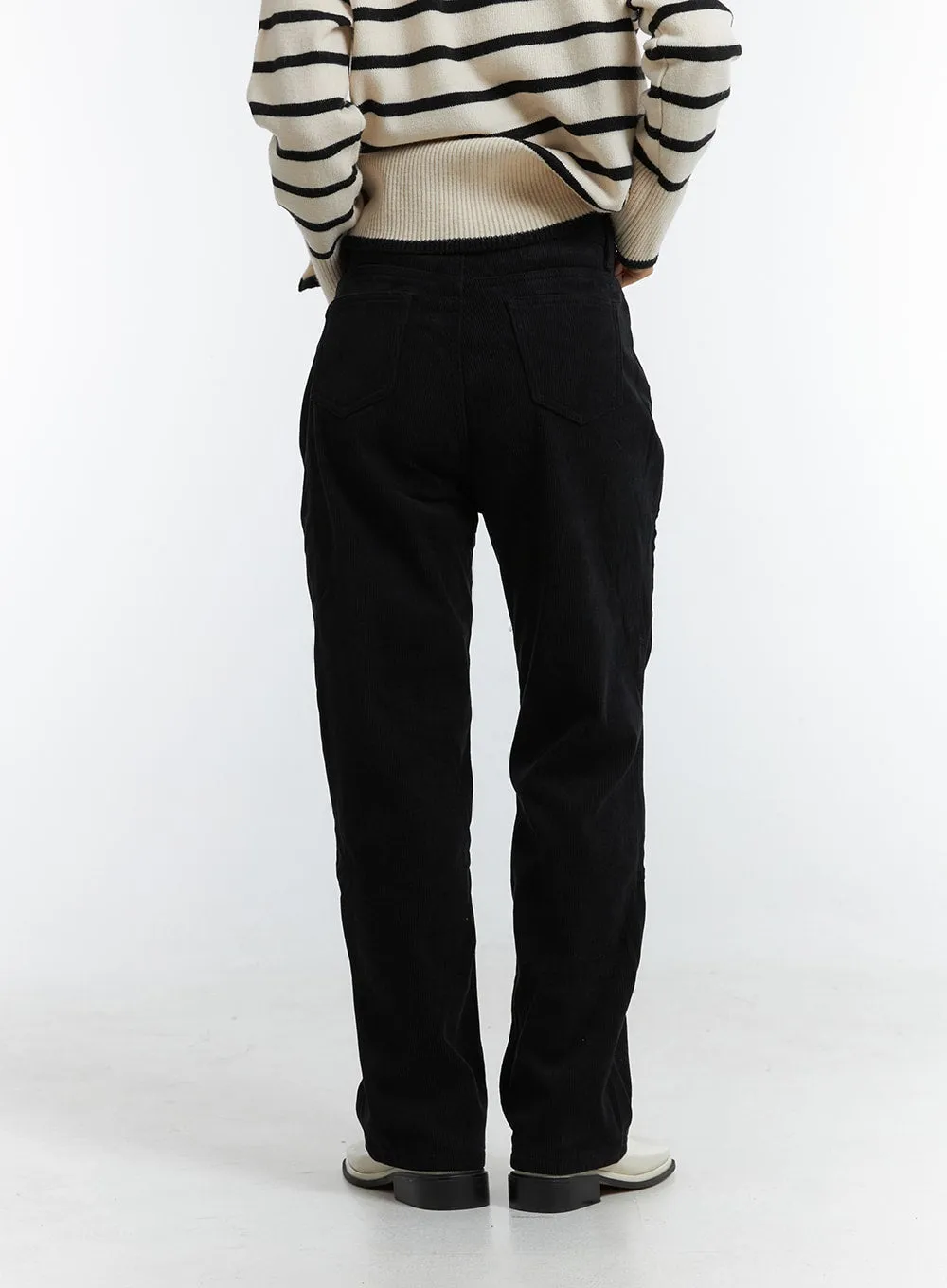 Straight-Leg Corduroy Pants OD308