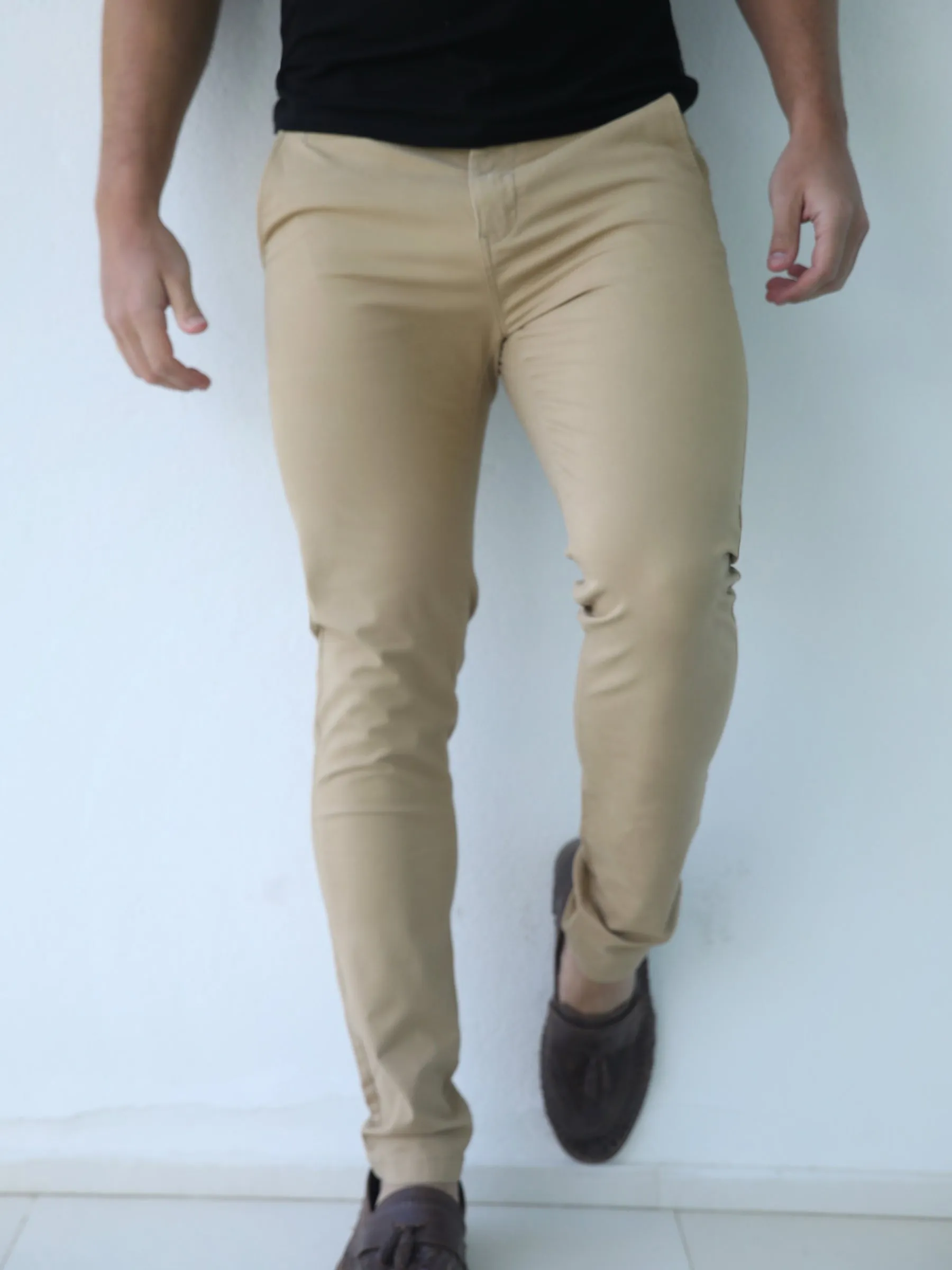 Stretch Chino - Light Brown