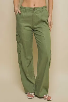 The Andrea pants- Olive