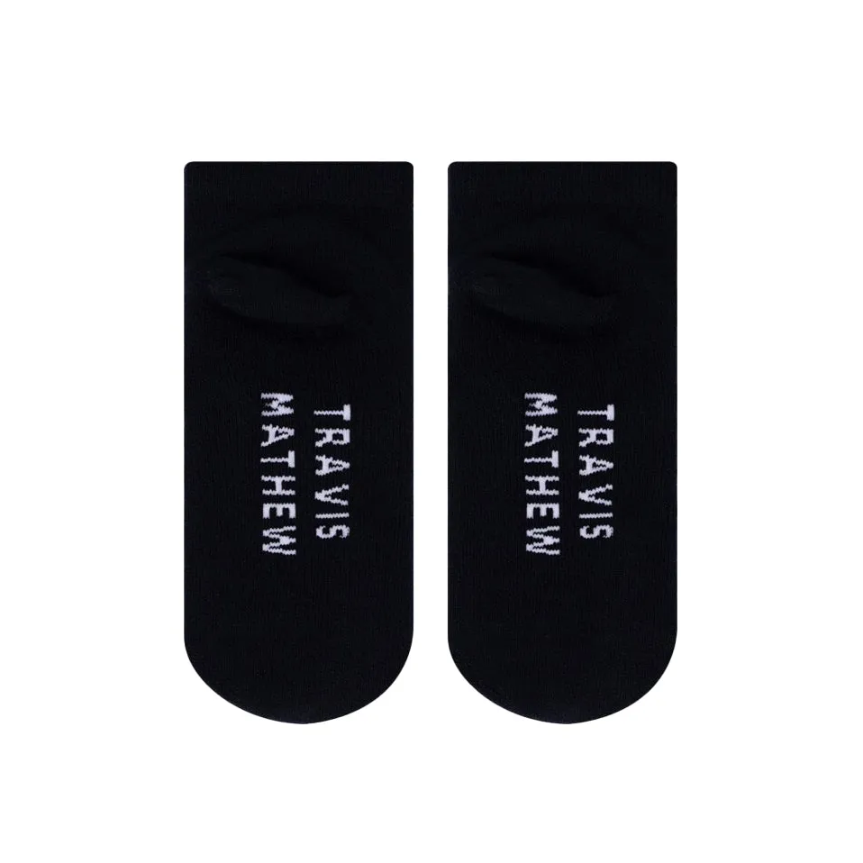 Travis Mathew Shorty Smalls 2.0 Golf Socks - Black