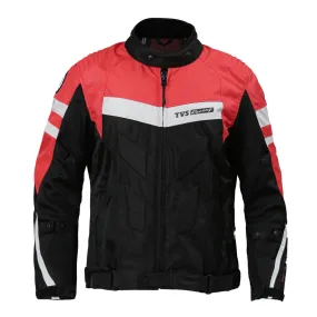 TVS Racing Aegis 3-Layer Riding Jacket for Men- All Weather Adaptability, CE Level 2 Armour Protection-Premium Bike Jackets for Bikers