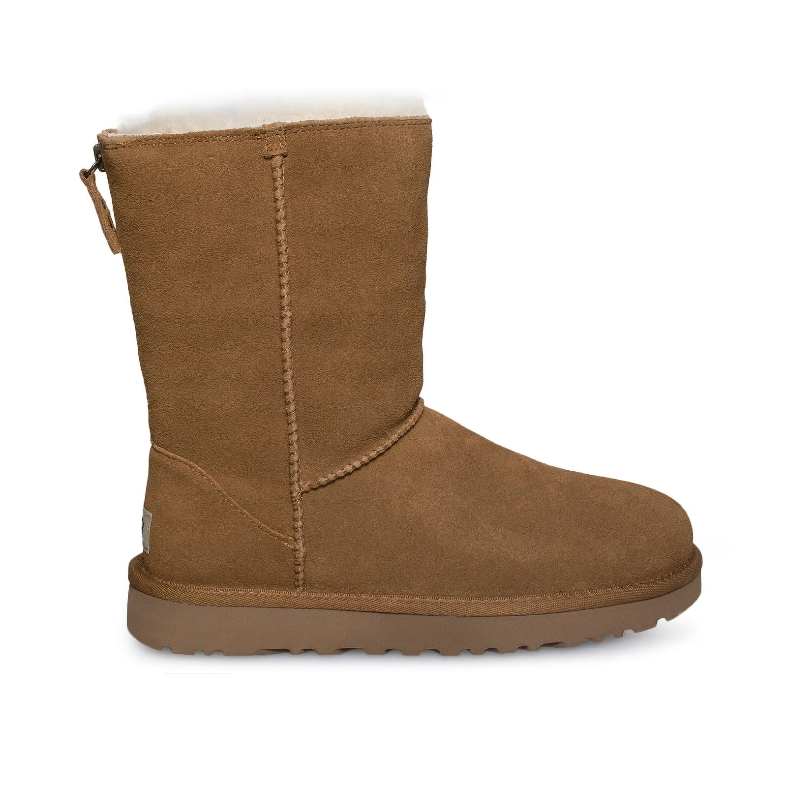 UGG Classic Short Zip Chestnut Boots