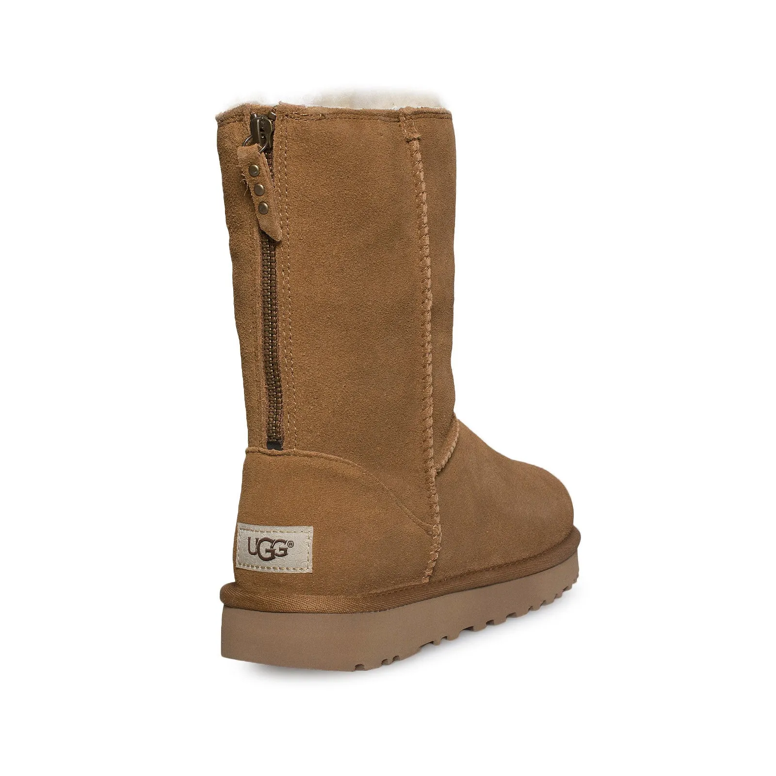 UGG Classic Short Zip Chestnut Boots