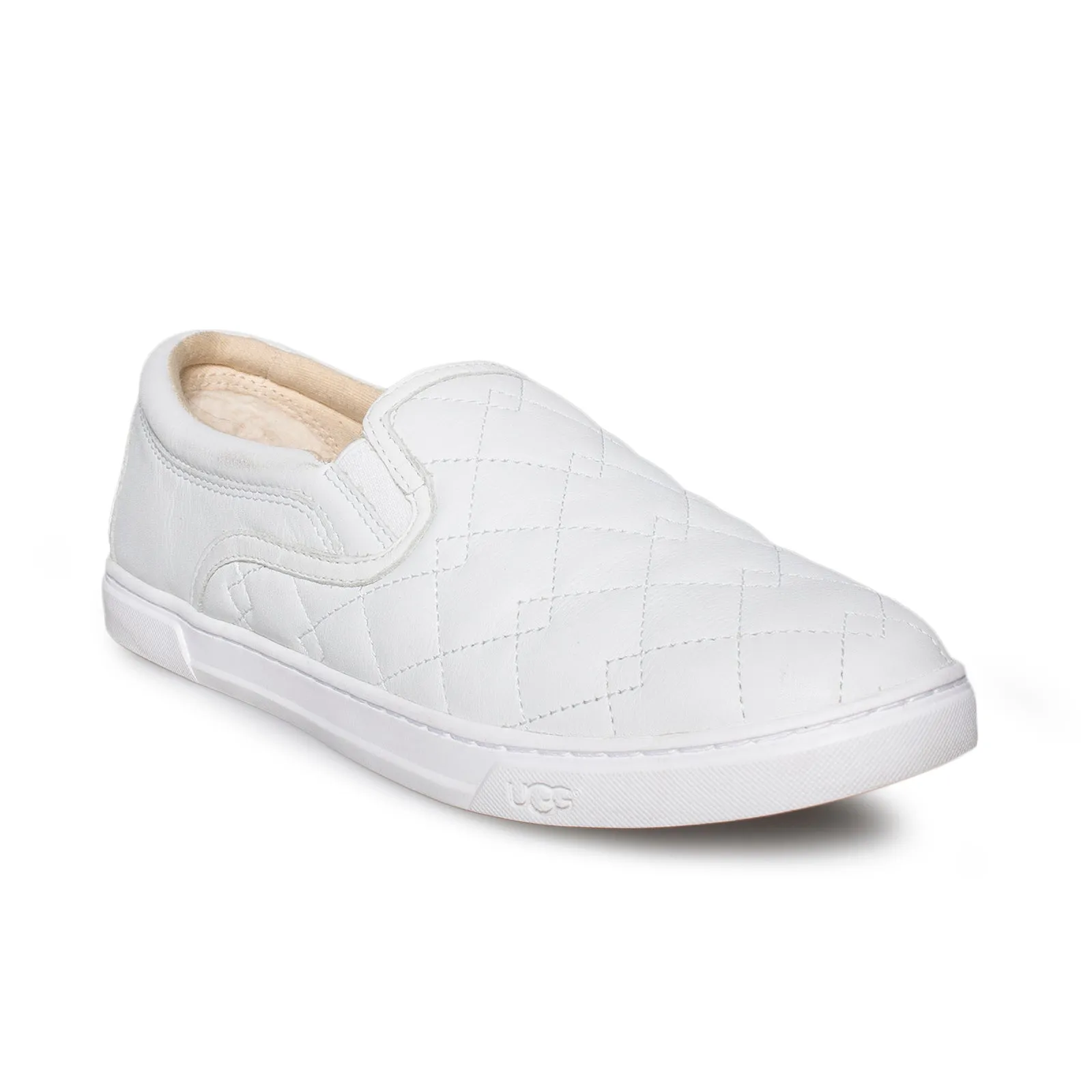 UGG Fierce Deco Quilt White Shoes