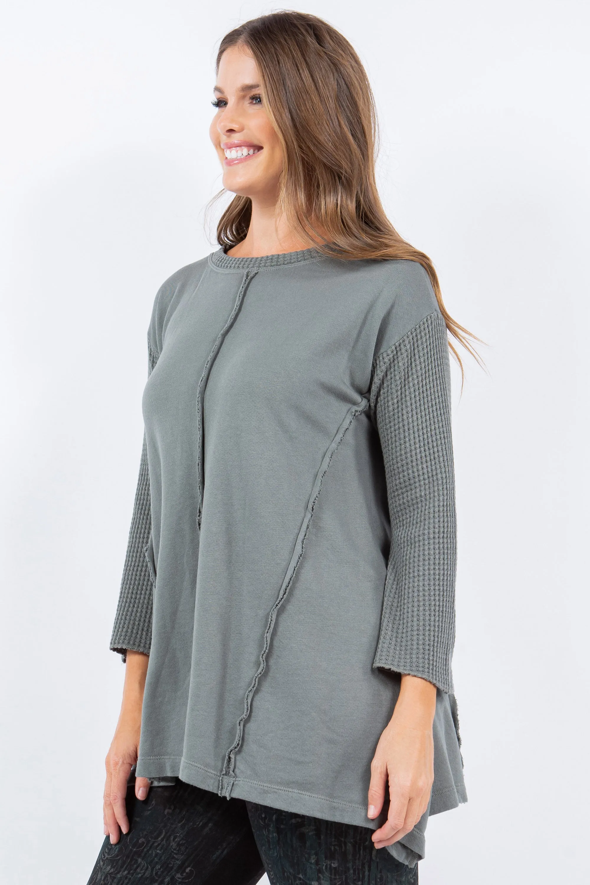 Waffle Knit Terry Tunic