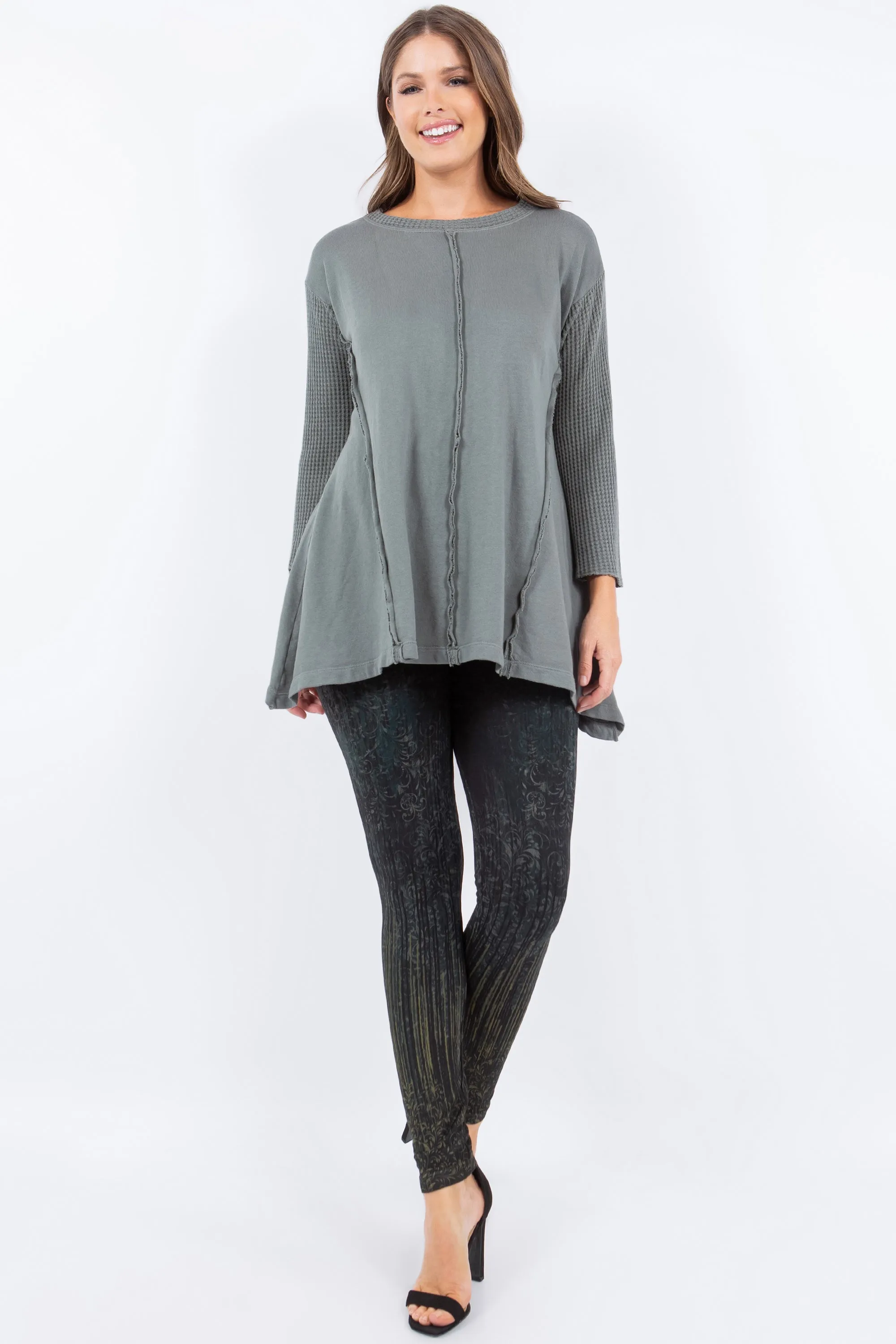 Waffle Knit Terry Tunic