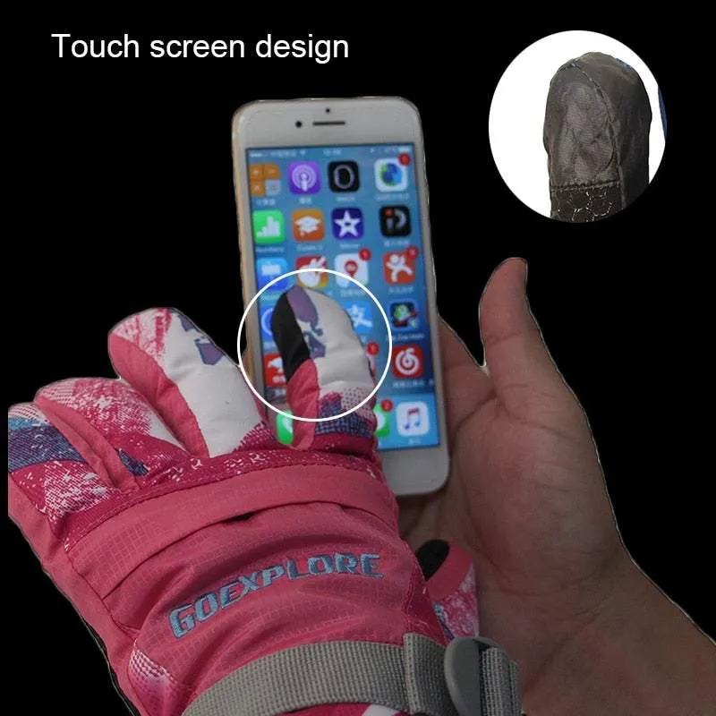 Waterproof Touchscreen Ski Gloves