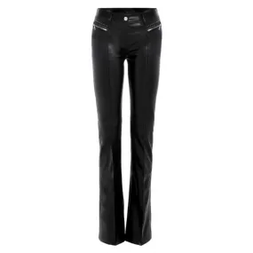 Women's Halloween Boot Cut Leather Pants