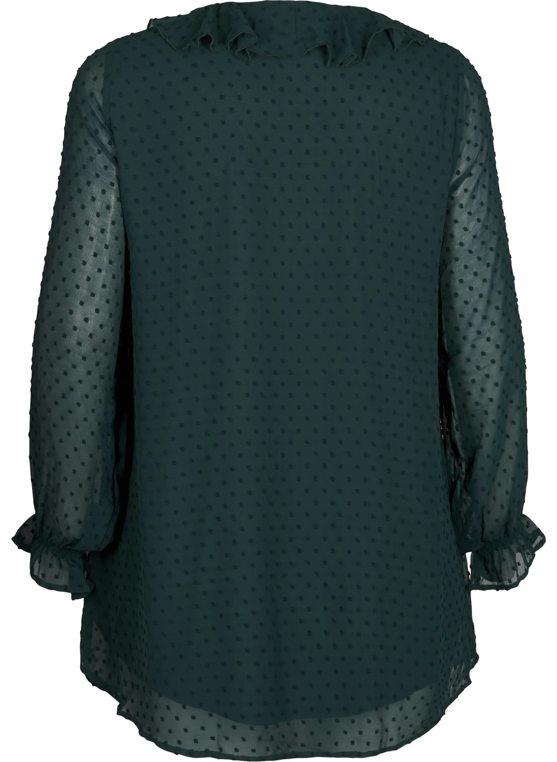 Zizzi Silvia Tunic in Green